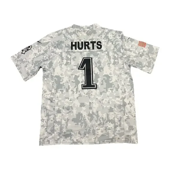 Philadelphia Eagles | Men’s Large #1 Jalen Hurts “Salute to Service” Jersey - Picture 1 of 5